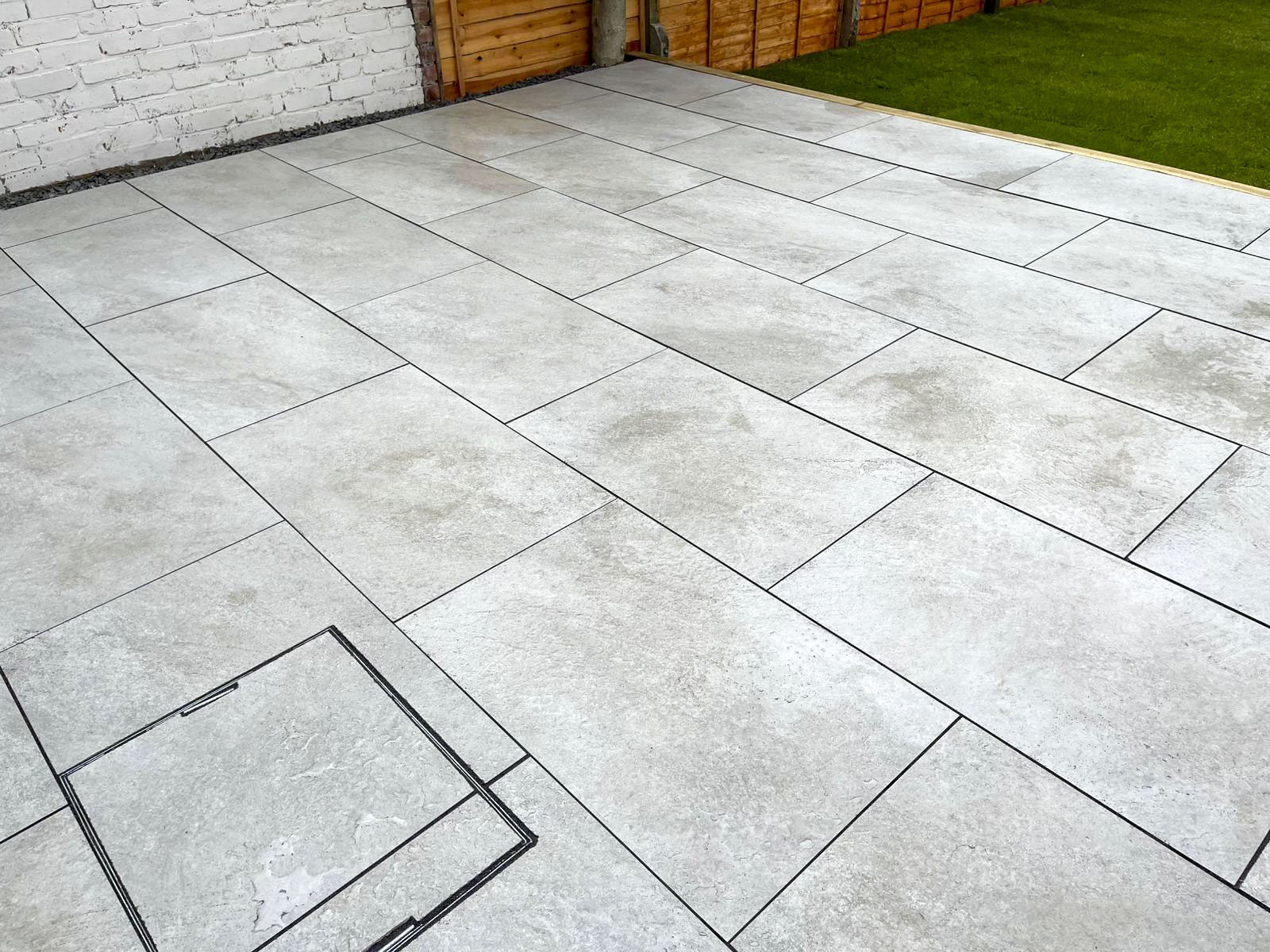 HS Grey Porcelain Paving Tiles – 900x600x20mm - BFS Building & Garden ...