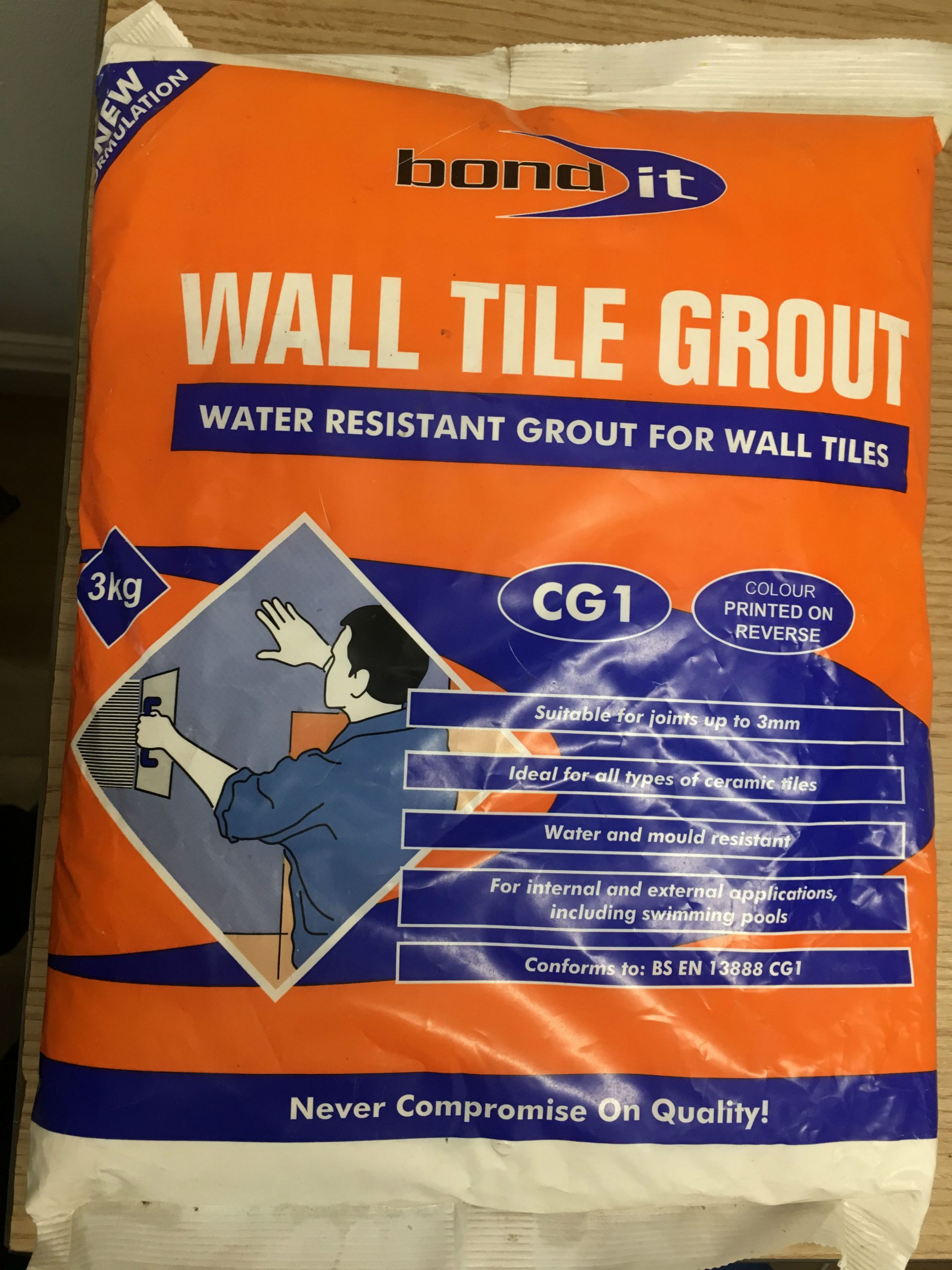 Wall Tile Grout BFS DIY