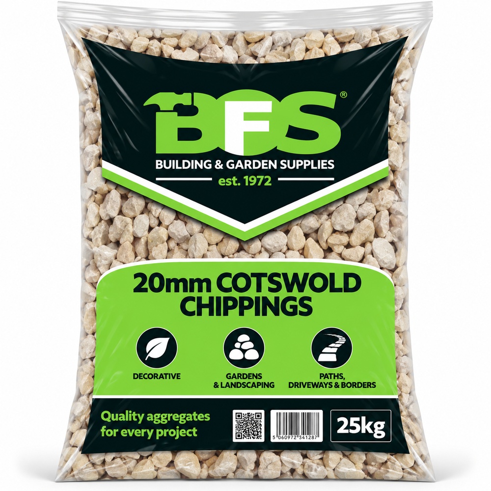 BFS-Cotswold-Chippings-20mm-25KG-1000x1000 Cotswold Chippings 20mm - 25KG Bag - Image 1
