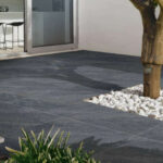 Anthracite Black Porcelain Paving Tiles – 900x600x20mm