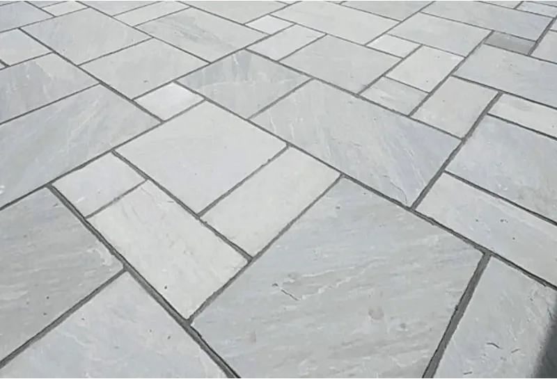 Kandla Grey Sandstone Mixed Paving Tiles - 20mm - Image 2