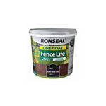 Ronseal One Coat Fence Life Tudor Black Oak 5L