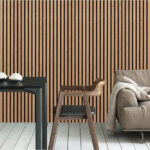 Acoustic Slat Wall Panel 2.4m x 0.6m - Oak