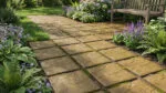 Bedale Buff Riven Slab - 450x450x38mm - Image 2
