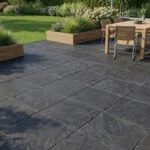 Bedale Charcoal Riven Slab - 450x450x38mm