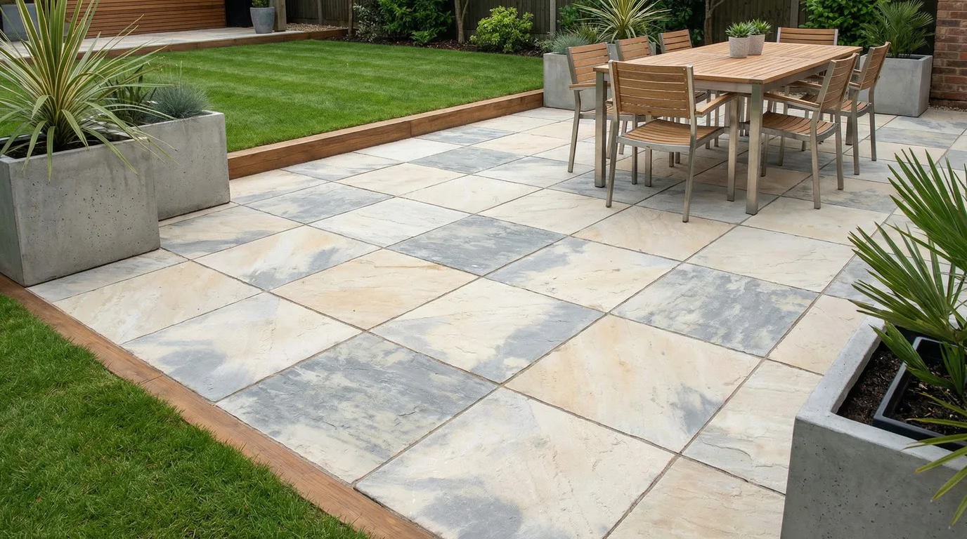 Brett Bronte Slabs Weathered Buff - 450x450x32mm - Image 2