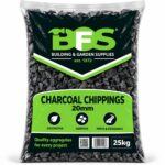 Charcoal Chippings 20mm - 25KG Bag