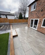 Anthracite Light Porcelain Paving Tiles – 900x600x20mm