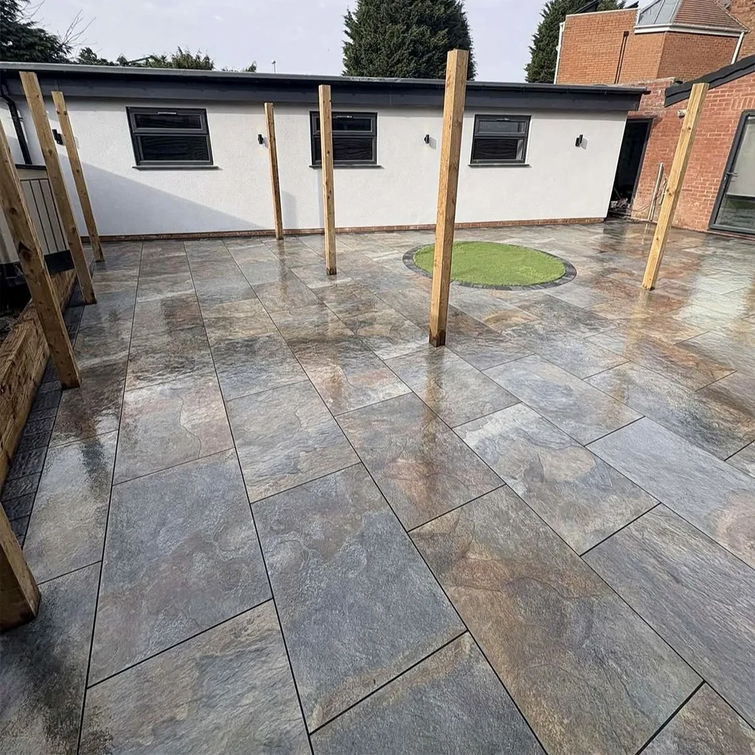 Copper Slate Outdoor Porcelain - 900x600x20mm - Image 1