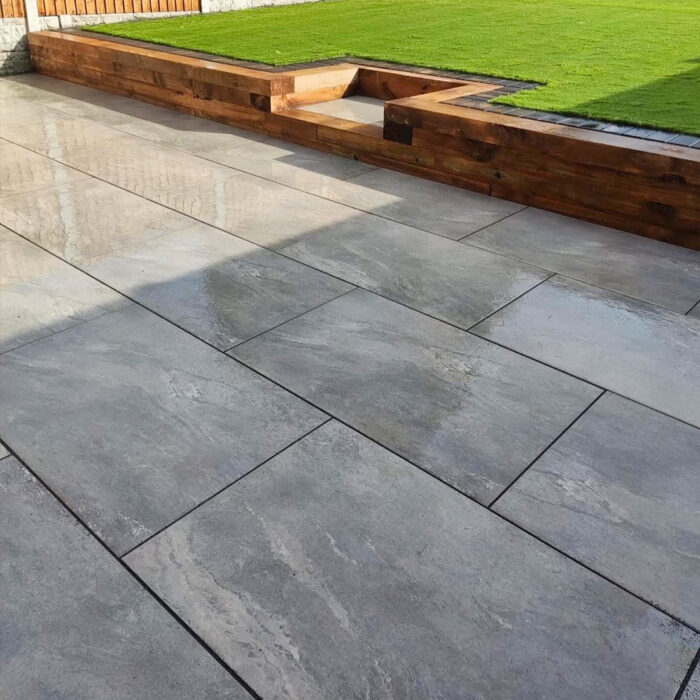 Earthcore Grey Outdoor Porcelain - 900x600x20mm - BFS Building & Garden ...