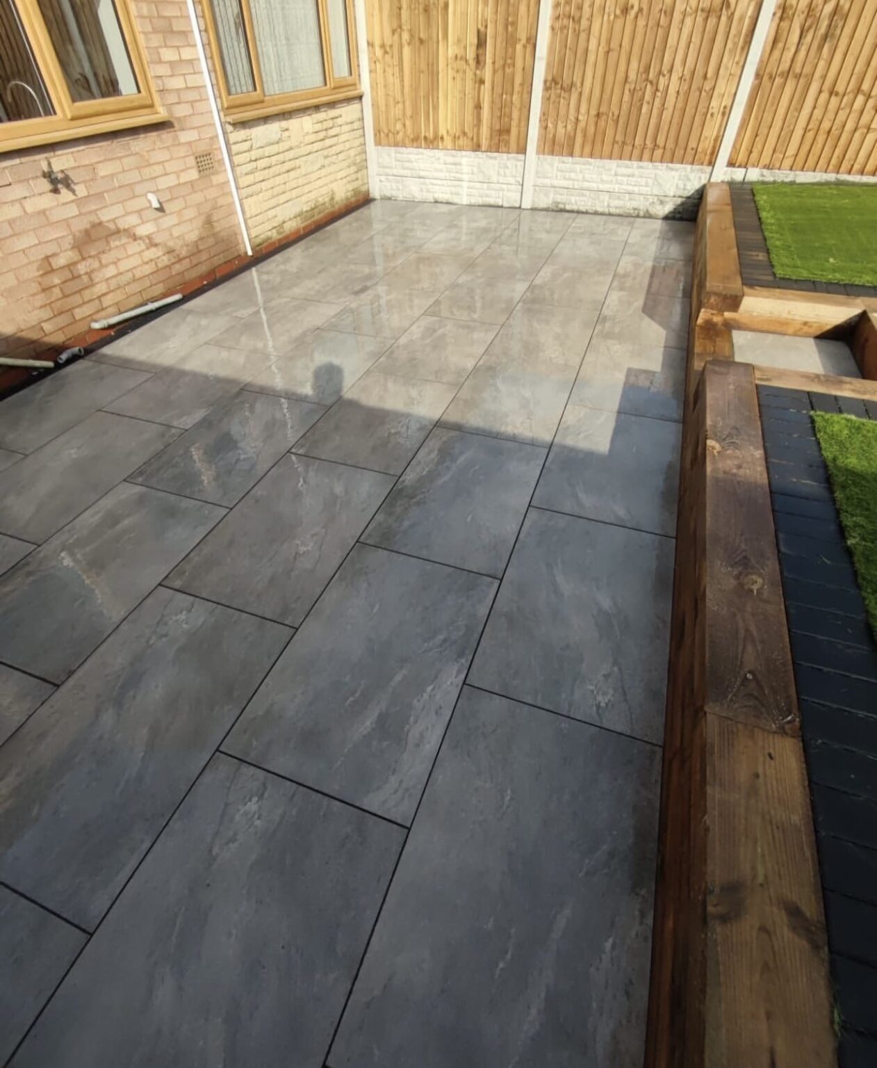 Earthcore Grey Outdoor Porcelain - 900x600x20mm - BFS Building & Garden ...
