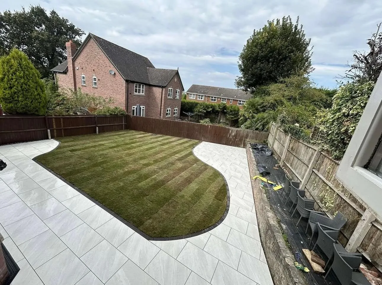 Crossover White Porcelain Paving Tiles – 900x600x20mm - Image 3