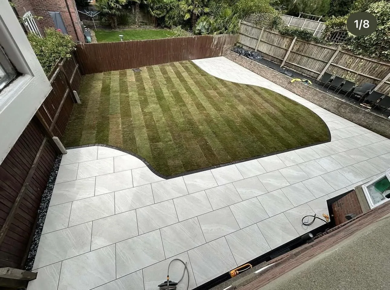 Crossover White Porcelain Paving Tiles – 900x600x20mm - Image 5