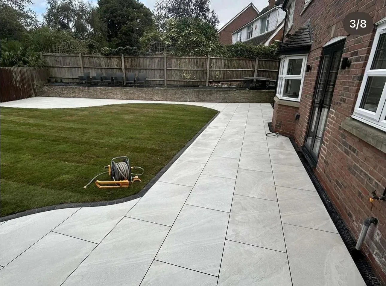 Crossover White Porcelain Paving Tiles – 900x600x20mm - Image 7