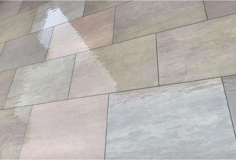Raj Green Porcelain Paving Tiles – 900x600x20mm - Image 2