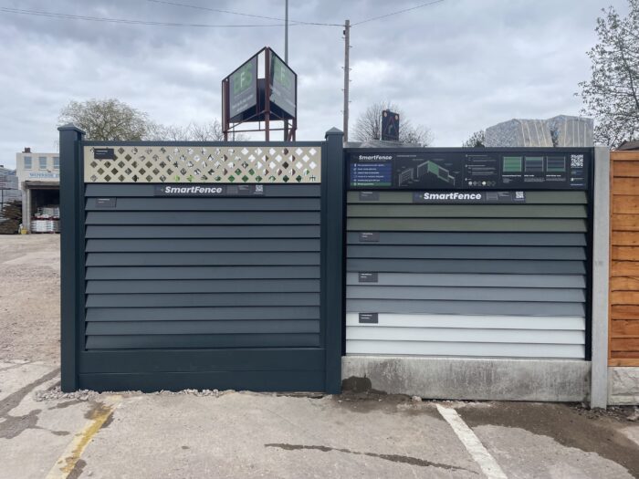 SmartFence Flatpack Fence Panels - Merlin Grey - BFS Building & Garden ...