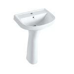 Wall Hung Basin With Fixing Accessories, Size: 560x415x200 mm