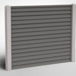SmartFence Flatpack Fence Panels - Merlin Grey