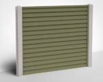 SmartFence Flatpack Fence Panels - Olive Green