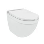 Rimless  Blind Installation Wall Hung WC With UF Soft Close Seat Cover